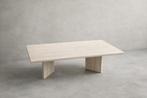 Salontafel marmer - travertin 2cm dik - nieuw, Enlèvement, Neuf