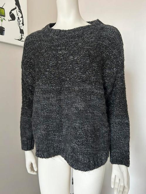 Essentiel Antwerp zwarte trui met draad M, Kleding | Dames, Truien en Vesten, Zwart