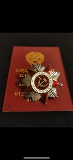 Orde van de Patriottische Oorlog 2e graad met notitieboek., Verzamelen, Ophalen of Verzenden, Marine