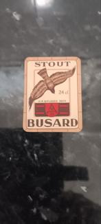 Oud bieretiket stout Br busard Brugge, Verzamelen, Biermerken, Ophalen of Verzenden, Zo goed als nieuw