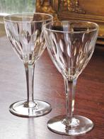 2 magnifiques verres à vin Nestor Hamlet de Val St Lambert, Enlèvement ou Envoi