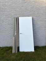 Binnendeur incl kader en klink, Doe-het-zelf en Bouw, Ophalen, 80 tot 100 cm, Binnendeur, Zo goed als nieuw