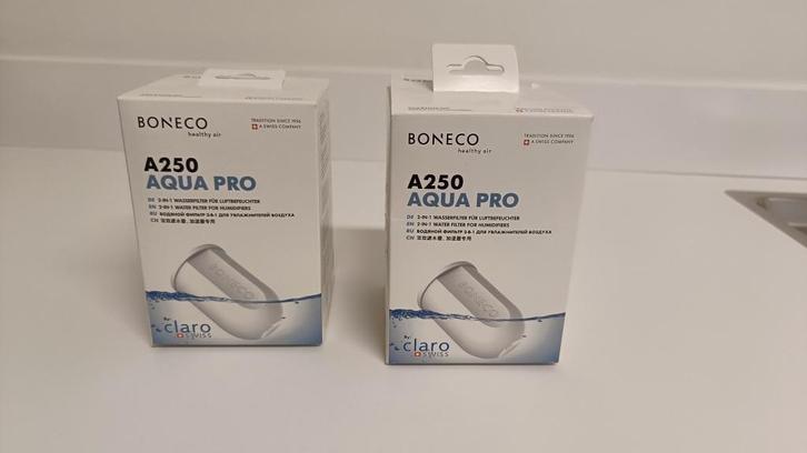 Boneco A250 aqua pro filters (2 stuks), Elektronische apparatuur, Luchtbehandelingsapparatuur, Nieuw, Luchtbehandeling-accessoire