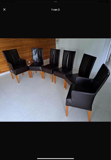 Eetstoelen leder beschikbaar voor biedingen