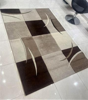 Groot tapijt beige / bruin 160 x 230 cm