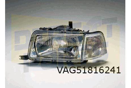 Audi 80 (9/91-) (4/5-cil.) koplamp Links (incl. wit knipperl, Auto-onderdelen, Verlichting, Audi, Nieuw, Verzenden