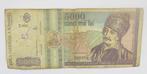 Roemenië 5000 Lei   1992, Ophalen of Verzenden
