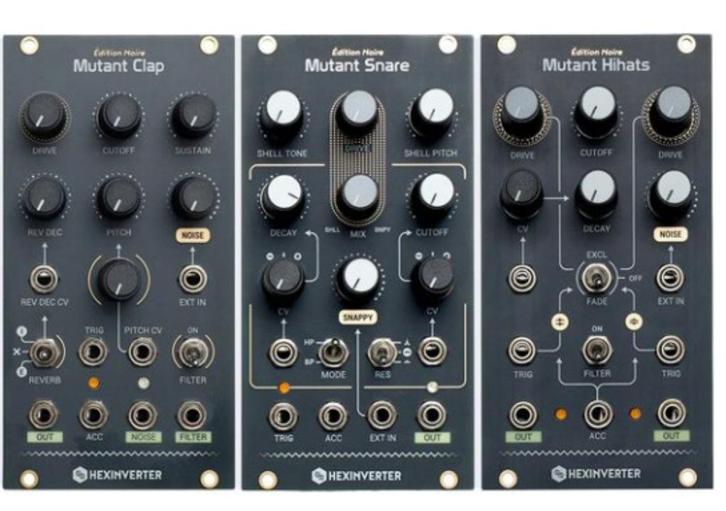 Hexinverter Mutant Noire Modules (Clap, Snare, Hihat), Muziek en Instrumenten, Synthesizers, Ophalen of Verzenden