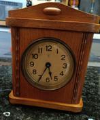 Antiek houten wekker klokje te koop., Antiek en Kunst, Ophalen of Verzenden