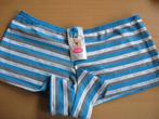 shorty in turqoise met streepjes, ANDERE, Verzenden, Broekje of Short