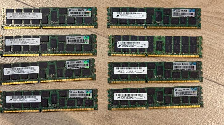 1.6TB DDR3 ECC RAM Geheugen (200x 8GB), Computers en Software, RAM geheugen, Zo goed als nieuw, Server, 512 GB of meer, DDR3, Ophalen of Verzenden
