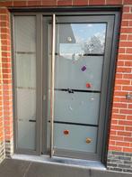 Voordeur PVC / glas 220x150, Doe-het-zelf en Bouw, Ophalen, Gebruikt, Buitendeur, Glas