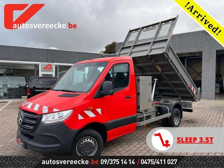 Mercedes-Benz Sprinter 514 KIPPER+KOFFER (24.250€ex)MTM 7, Auto's, Bestelwagens en Lichte vracht, Bedrijf, Te koop, ABS, Airconditioning