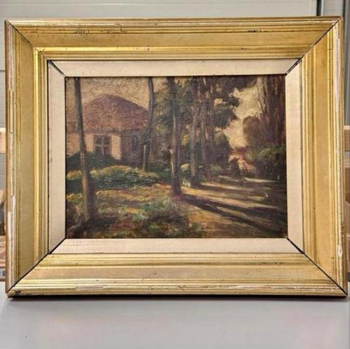 Johan Barthold J.B. Jongkind 1819-1891 olieverf schilderij, Antiek en Kunst, Kunst | Schilderijen | Klassiek, Ophalen of Verzenden