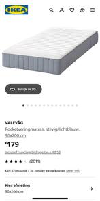 Ikea matras 90 x 200 Hövag (Valevag), Ophalen, Zo goed als nieuw, Matras