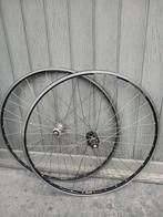 Set retro koersfiets wielen Ambrosio Campagnolo, Fietsen en Brommers, Fietsonderdelen, Gebruikt, Ambrosio, Racefiets, Ophalen