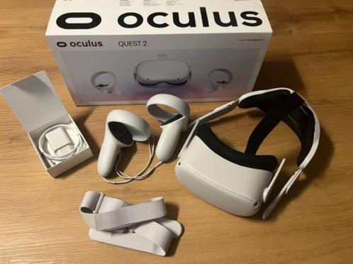Oculus Meta Quest 2 128 GB, inclusief optionele hoofdbeugel, Games en Spelcomputers, Virtual Reality, Nieuw, Overige platformen