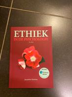 Ethiek in de psychologie - Jacquelien Rothfusz, Boeken, Psychologie, Ophalen, Zo goed als nieuw