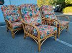 Rotan salon set 3+1+1 te koop, Tuin en Terras, Ophalen of Verzenden, Rotan