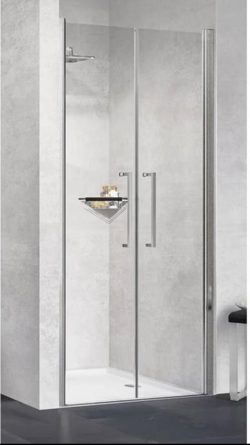 Dubbele douchedeur Novellini Young 2.0 97-101 mat zwart, Huis en Inrichting, Badkamer | Complete badkamers, Nieuw, Ophalen