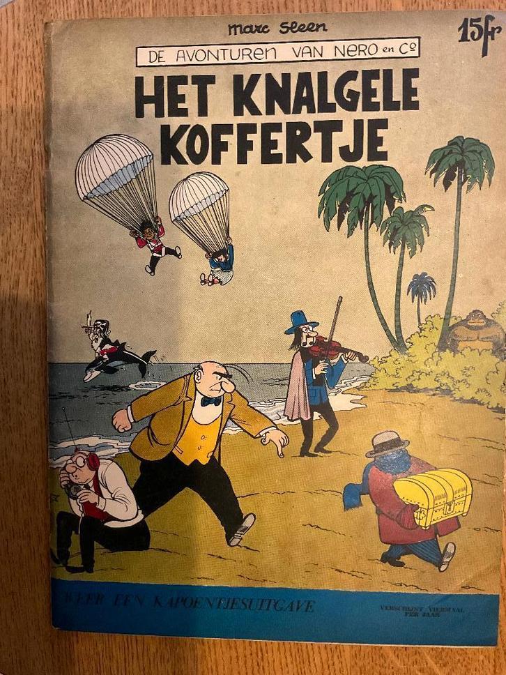 Stripalbum Nero - Het knalgele koffertje - Marc Sleen, Verzamelen, Film en Tv, Verzenden