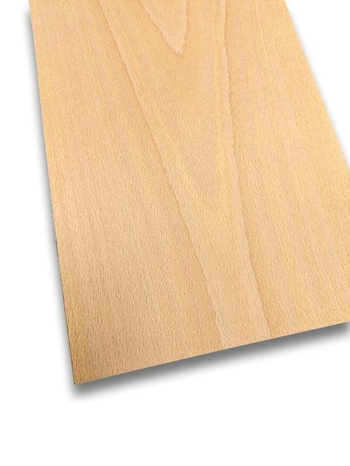 Beuken fineer | 50x18 cm, Hobby en Vrije tijd, Overige Hobby en Vrije tijd, Nieuw, Verzenden