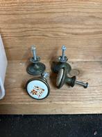Vintage deurknoppen, Ophalen of Verzenden, Gebruikt, Koper of Messing, Klink of Kruk