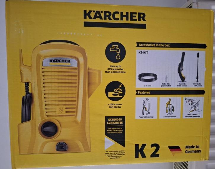 Karcher K2 neuf, Jardin & Terrasse, Nettoyeurs haute pression, Neuf, Électrique, Enlèvement ou Envoi