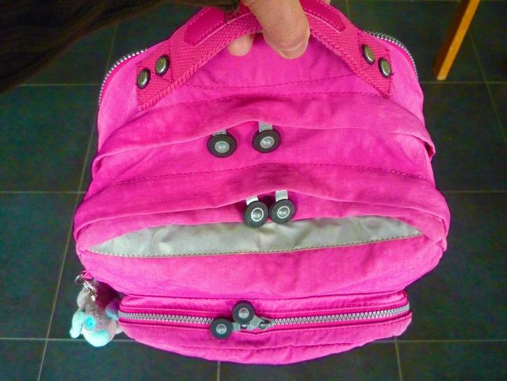 KIPLING BOEKENTAS in roze kleur !!!, Handtassen en Accessoires, Tassen | Rugtassen, Gebruikt, Kipling, Ophalen