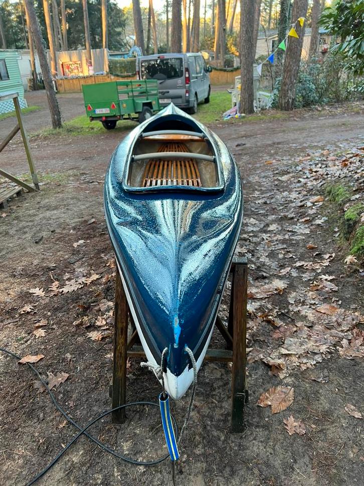 Vintage kano, Watersport en Boten, Kano's, Gebruikt, Canadese kano of Open kano, Met peddels, Ophalen of Verzenden