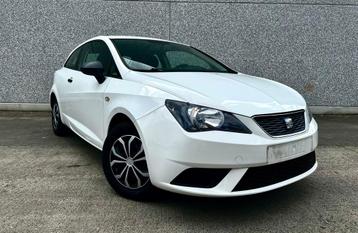 Seat Ibiza SC 1.2 70PK Enjoy-AIRCO!-EURO5!-GEKEURD VR.VRKP!, Auto's, Seat, Voorwielaandrijving, Euro 5, Stof, Zwart