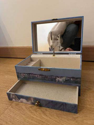Juwelendoosje met paardjes op, Handtassen en Accessoires, Ophalen of Verzenden, Zo goed als nieuw