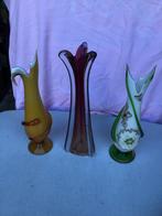 Lot van 3 vintage murano vazen, Enlèvement