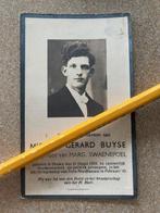 OORLOG4045STADEN BUYSE CONCENTRATIEKAMP DORA-NORDHAUSEN 1945, Verzamelen, Bidprentjes en Rouwkaarten, Ophalen of Verzenden, Bidprentje