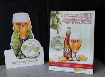 Palm hop select stikker en bordje beschikbaar voor biedingen