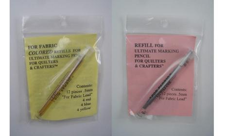 For fabric lead refill 0,5mm : 2 verschillende pakjes, Hobby en Vrije tijd, Naaien en Fournituren, Nieuw, Overige typen, Ophalen of Verzenden