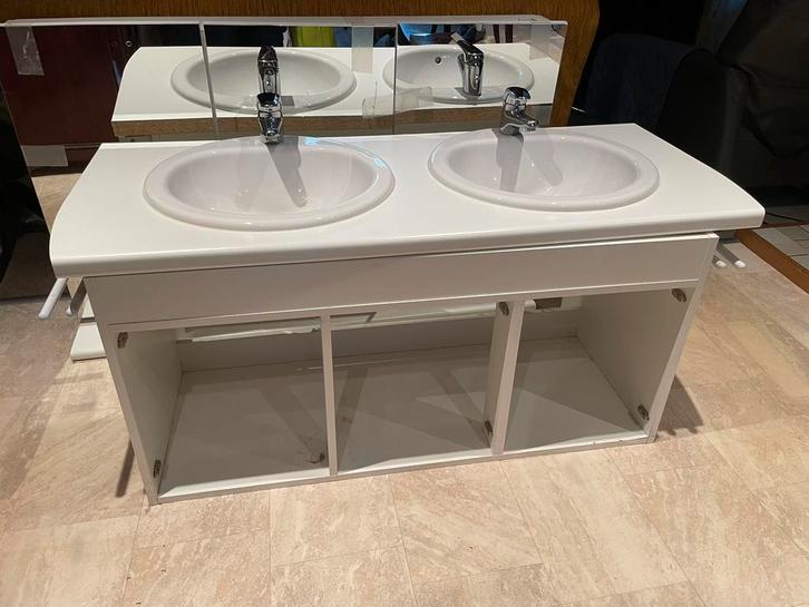 Badkamermeubel, Huis en Inrichting, Badkamer | Badkamermeubels, Zo goed als nieuw, Wastafelkast, Minder dan 100 cm, 100 tot 150 cm