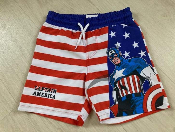 Nooit gedragen zwemshort Captain America Marvel 6 jaar, Kinderen en Baby's, Kinderkleding | Maat 116, Nieuw, Jongen, Sport- of Zwemkleding