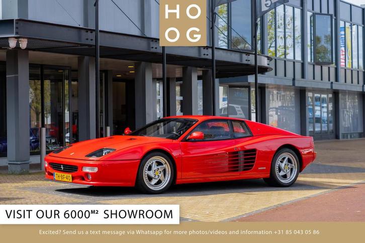 Ferrari 512 TR Modificata (bj 1992), Auto's, Oldtimers, Bedrijf, Te koop, Lederen bekleding, Ferrari, Benzine, Coupé, Handgeschakeld