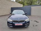 BMW 5 Serie 520 6D *AUTOMAAT LEDER NAVI AIRCO VERWARMDE ZETE, Auto's, Automaat, 4 cilinders, Blauw, Leder