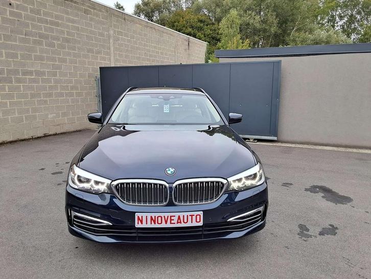 BMW 5 Serie 520 6D *AUTOMAAT LEDER NAVI AIRCO VERWARMDE ZETE, Auto's, BMW, Bedrijf, Te koop, 6 Reeks, ABS, Achteruitrijcamera