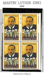 USA 1979 - Black Heritage Issues Dr M L King - pane of 4, Timbres & Monnaies, Timbres | Amérique, Envoi, Non oblitéré, Amérique du Nord