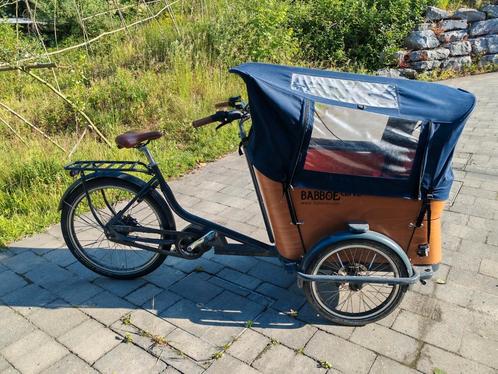 Babboe Curve Mountain 500Wh-fiets, Fietsen en Brommers, Fietsen | Bakfietsen, Gebruikt, Overige merken, Elektrisch, Huif, Ophalen