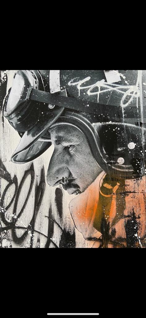 HENNY — Rijd niet alleen, Antiek en Kunst, Kunst | Schilderijen | Modern, Ophalen of Verzenden