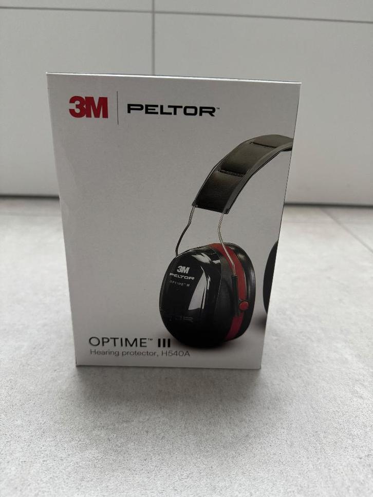 3M Peltor – Optime III (H540A), Bricolage & Construction, Protecteurs auditifs, Neuf, Enlèvement ou Envoi