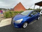 Renault Clio 120pk, groot optiepakket, Auto's, USB, 4 cilinders, Blauw, Leder en Stof