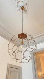 2 Lampes à suspension - L - Couleur cuivre, Maison & Meubles, Enlèvement, Utilisé, Métal, 75 cm ou plus
