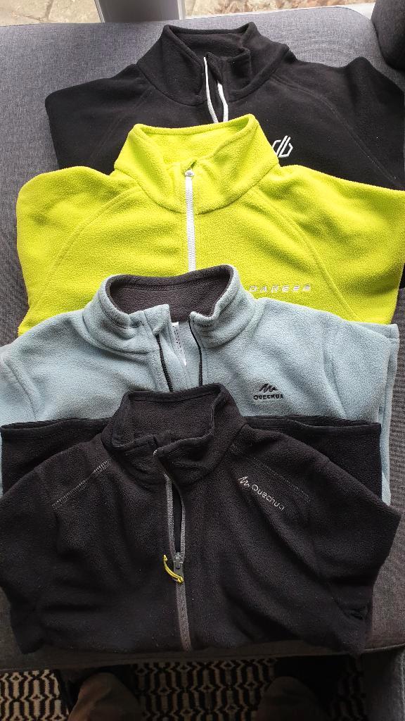 Lot 4 pulls polaires - enfant - 10/12 ans - 140/150 cm, Kinderen en Baby's, Kinderkleding | Maat 140, Gebruikt, Jongen of Meisje