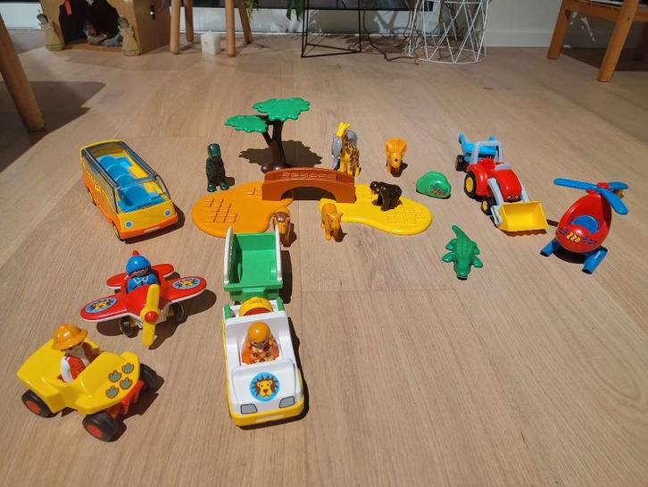 Playmobil 123 box, Kinderen en Baby's, Speelgoed | Playmobil, Gebruikt, Los Playmobil, Ophalen