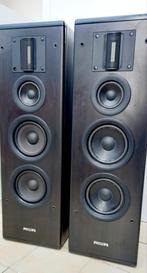 PHILIPS FB821. SUPER KWALITEITS SPEAKERS/ LUIDSPREKERS/BOXEN, Audio, Tv en Foto, Front, Rear of Stereo speakers, Philips, Gebruikt